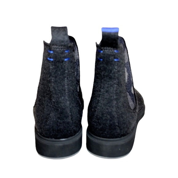 NWOT Rothy's The Merino Chelsea Boot, Granite Black With Camouflage Size 8 (Men) - Picture 7 of 14